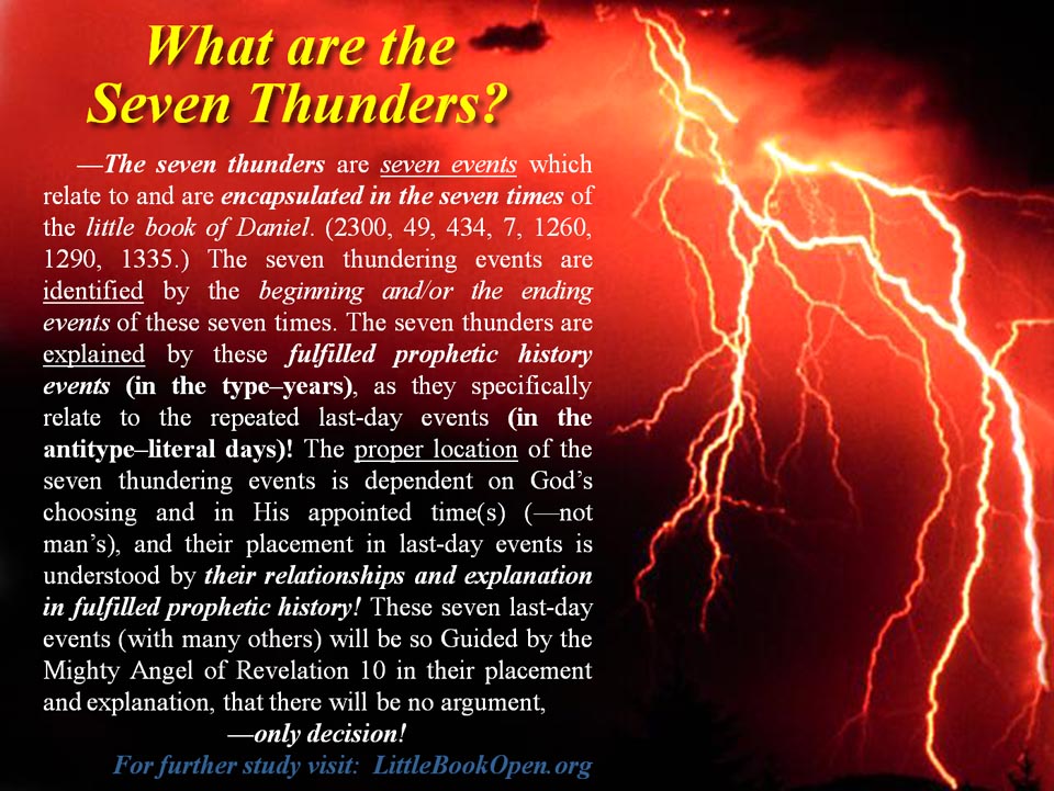 What are the Seven Thunders?